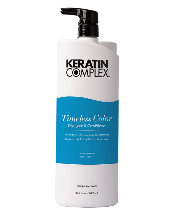 Keratin Complex Timeless Color Fade-Defy Shampoo and Conditioner Liter Duo 2x33.8 oz
