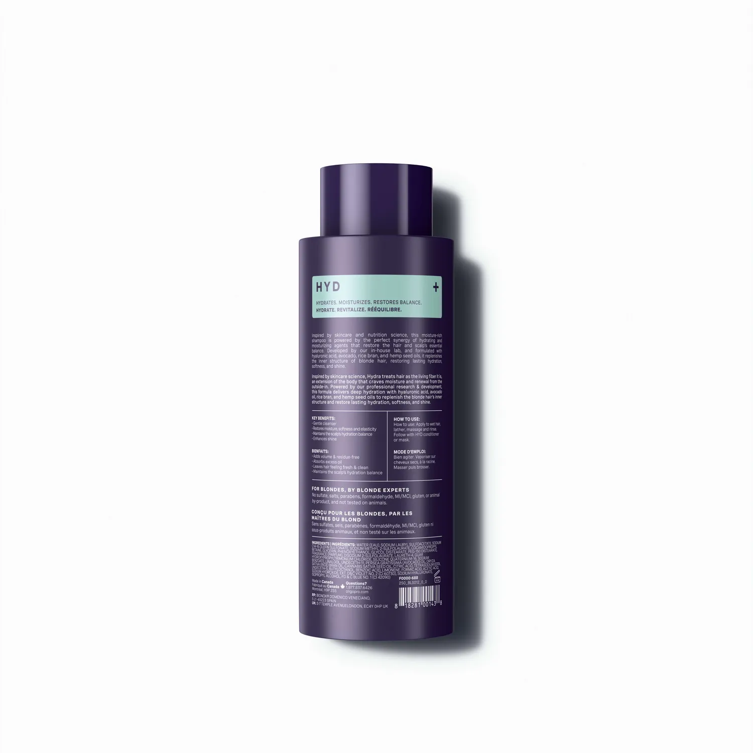 Oligo Blacklight [HYD] Hydrating Shampoo sulfate-free