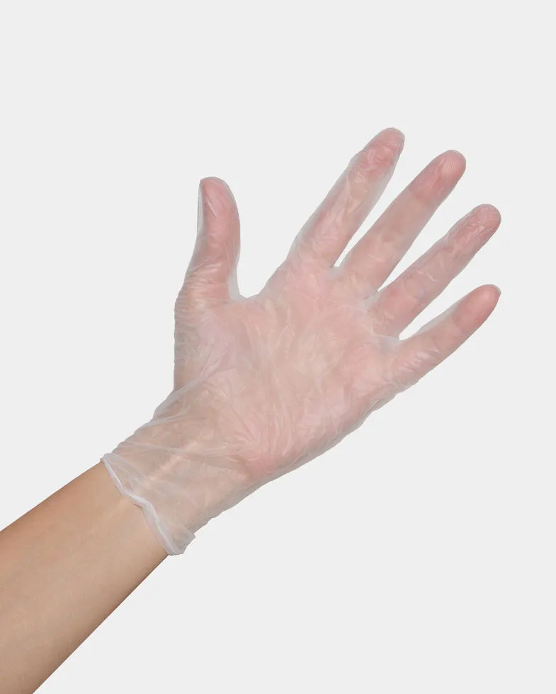 Framar Crystal Clear Vinyl Gloves 100 Pack