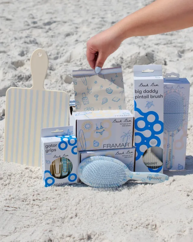 Framar Beach Bundle Hair Color Kit Foil Brush Board Set