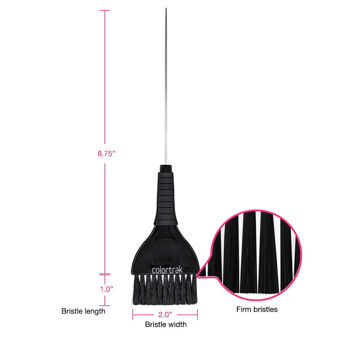 Colortrak Pintail Duo Color Brush 2.25" Firm Bristles Precision