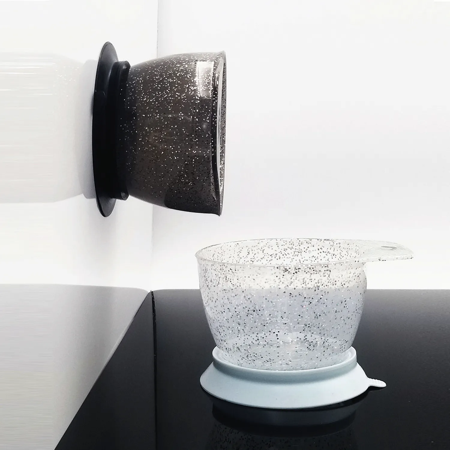 Colortrak Galaxy Glitter Color Bowls 2 Pack with Suction Rings