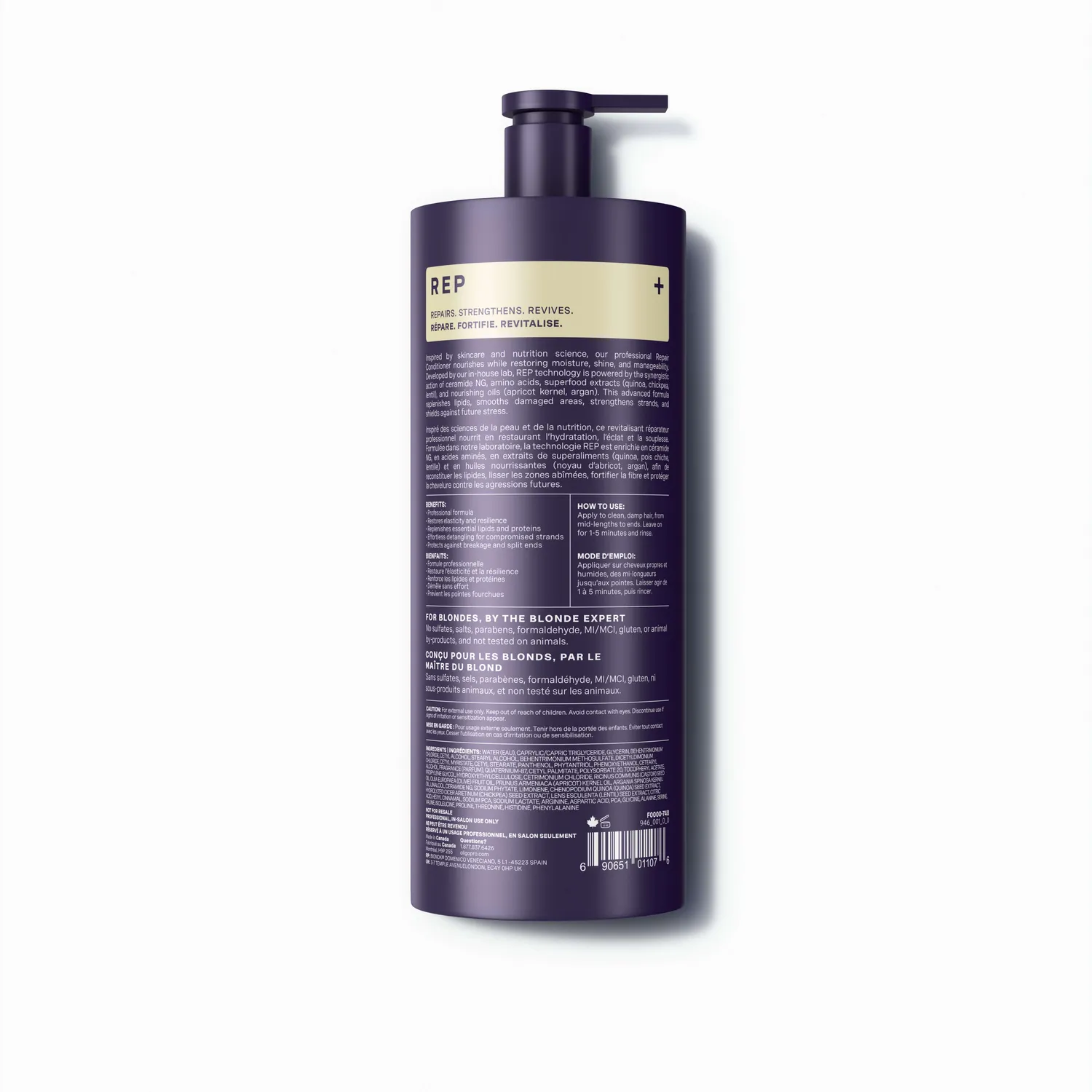 Oligo Professionnel Blacklight [REP] Repair Conditioner