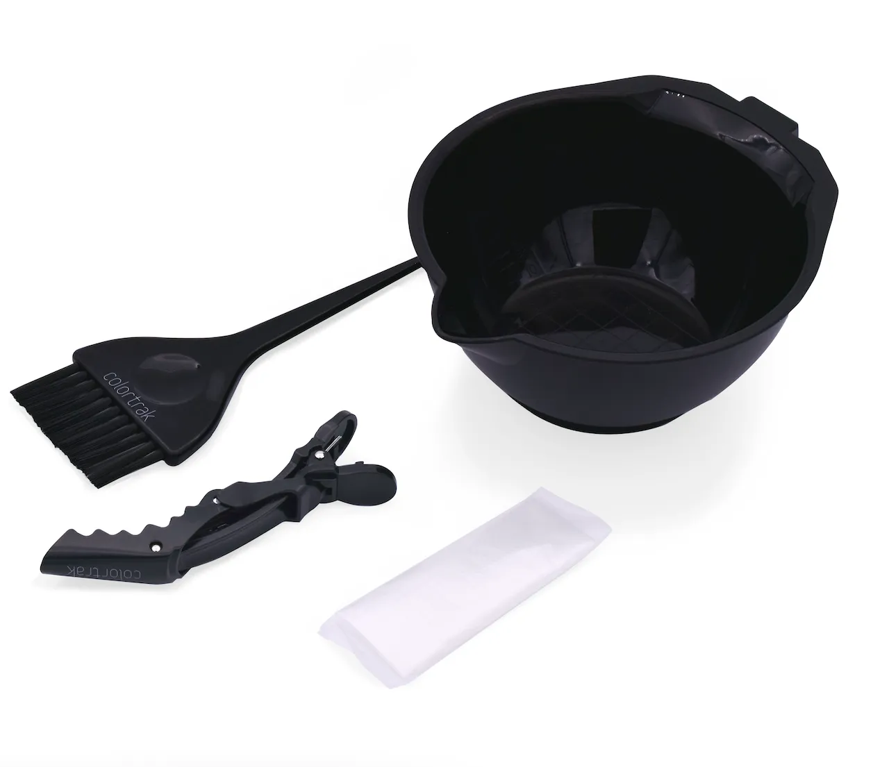Colortrak Hair Color Bowl Kit with Brush Clips Gloves