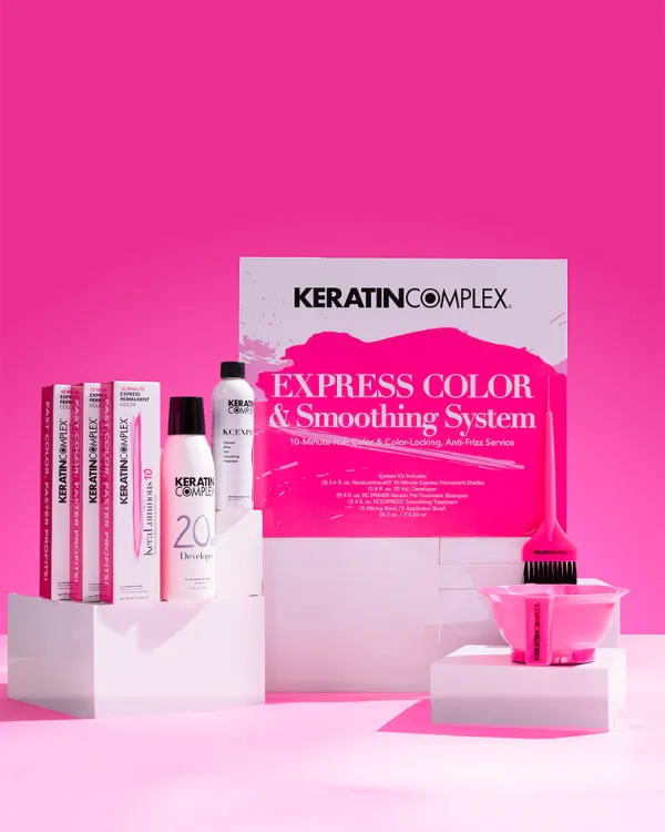 Keratin Complex KCEXPRESS Express Color & Smoothing Kit 10-Min Gray