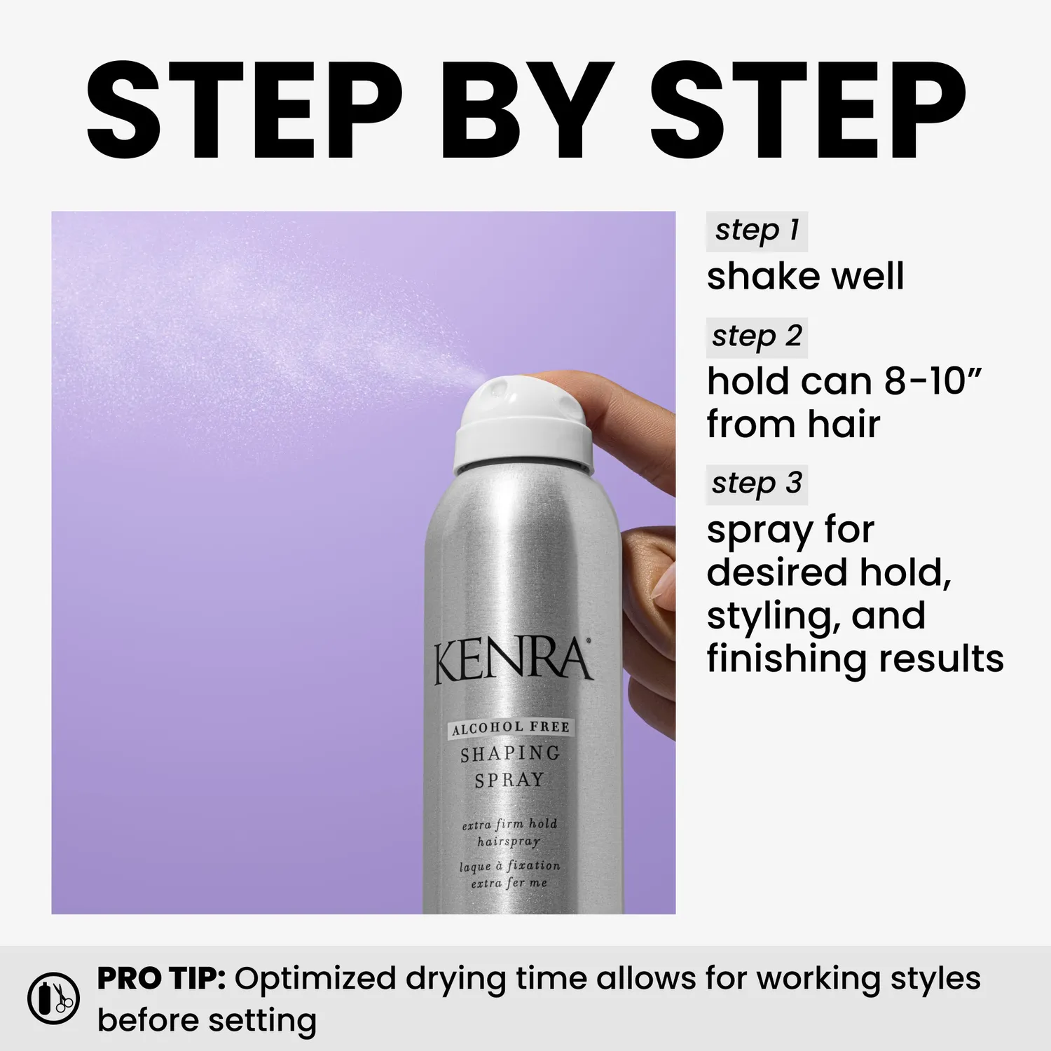 Kenra Professional Shaping Spray 21 Hairspray Alcohol Free