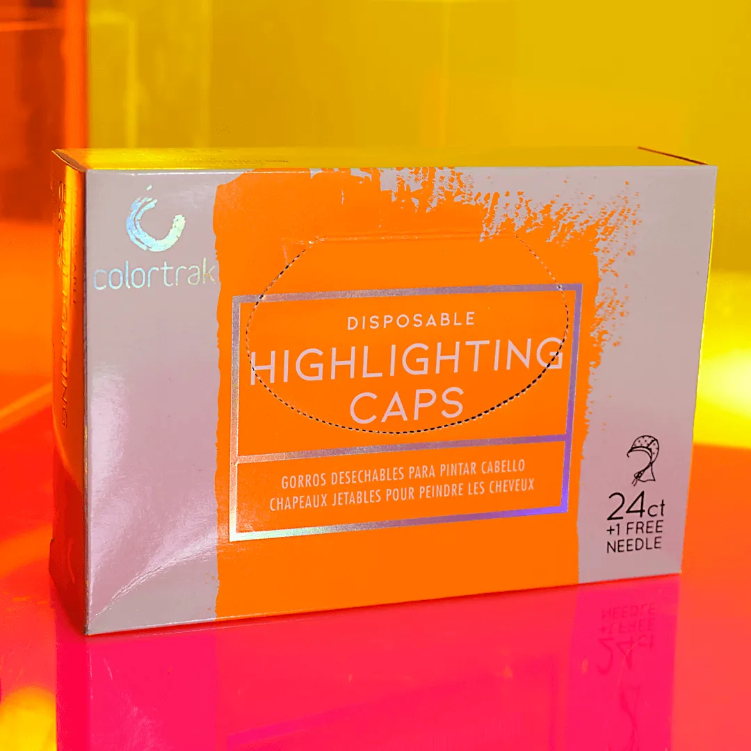 Colortrak Disposable Highlighting Caps Star Pattern Dispenser Box