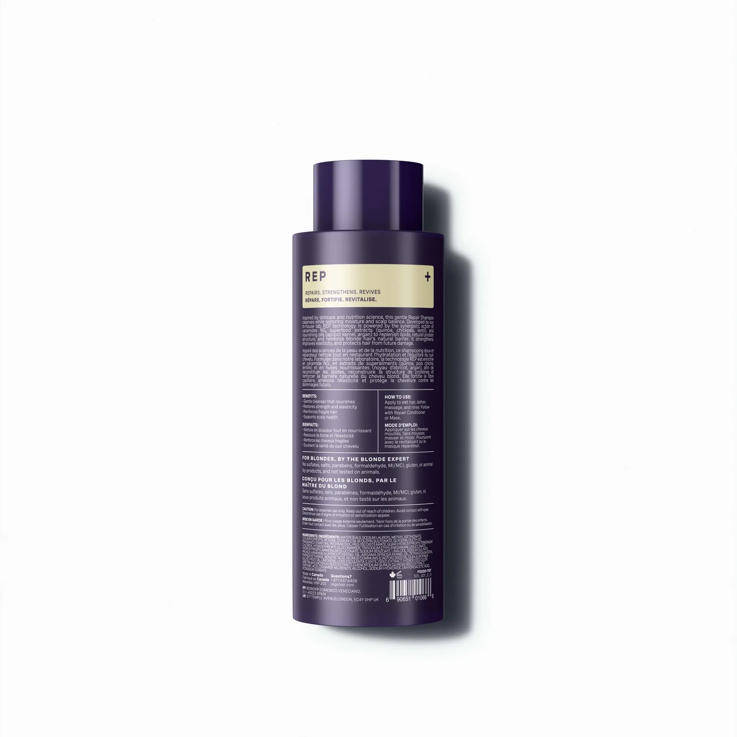 Oligo Blacklight Smart [REP] Repair Shampoo