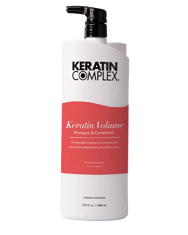 Keratin Complex Volume Liter Duo Shampoo Conditioner 33.8 oz