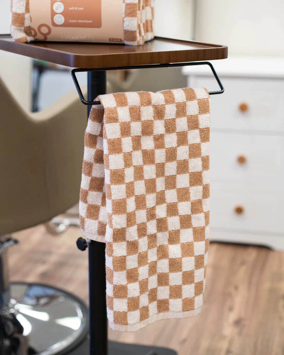Framar Checked Out Salon Towels 6 Pack