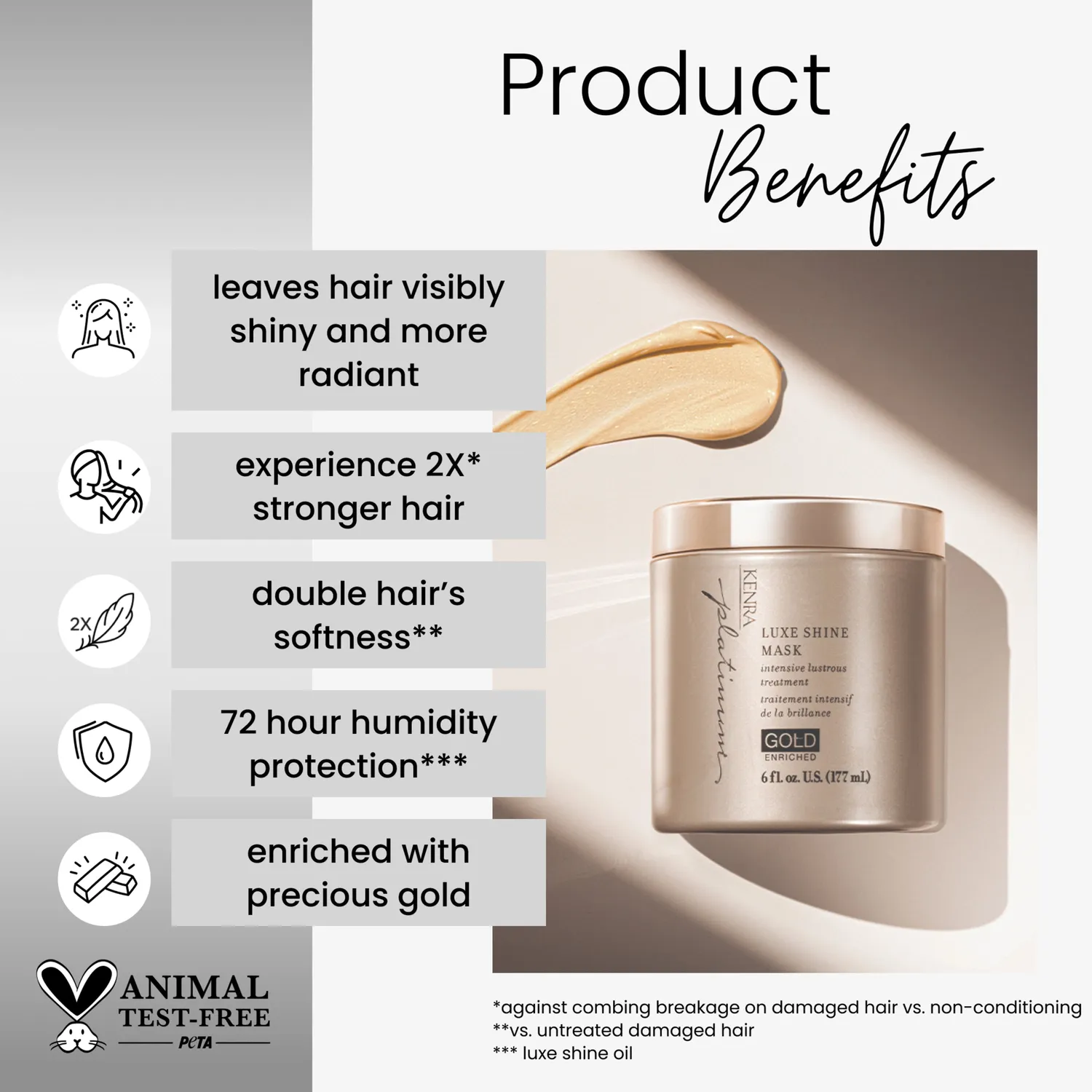 Kenra Platinum Luxe Shine Mask hair mask