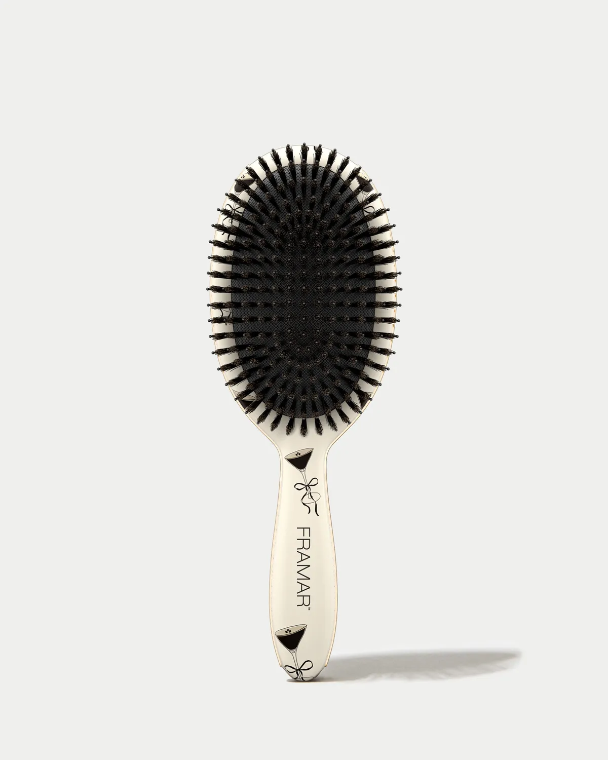 Framar Polish Detangle Brush Boar Bristle Finish