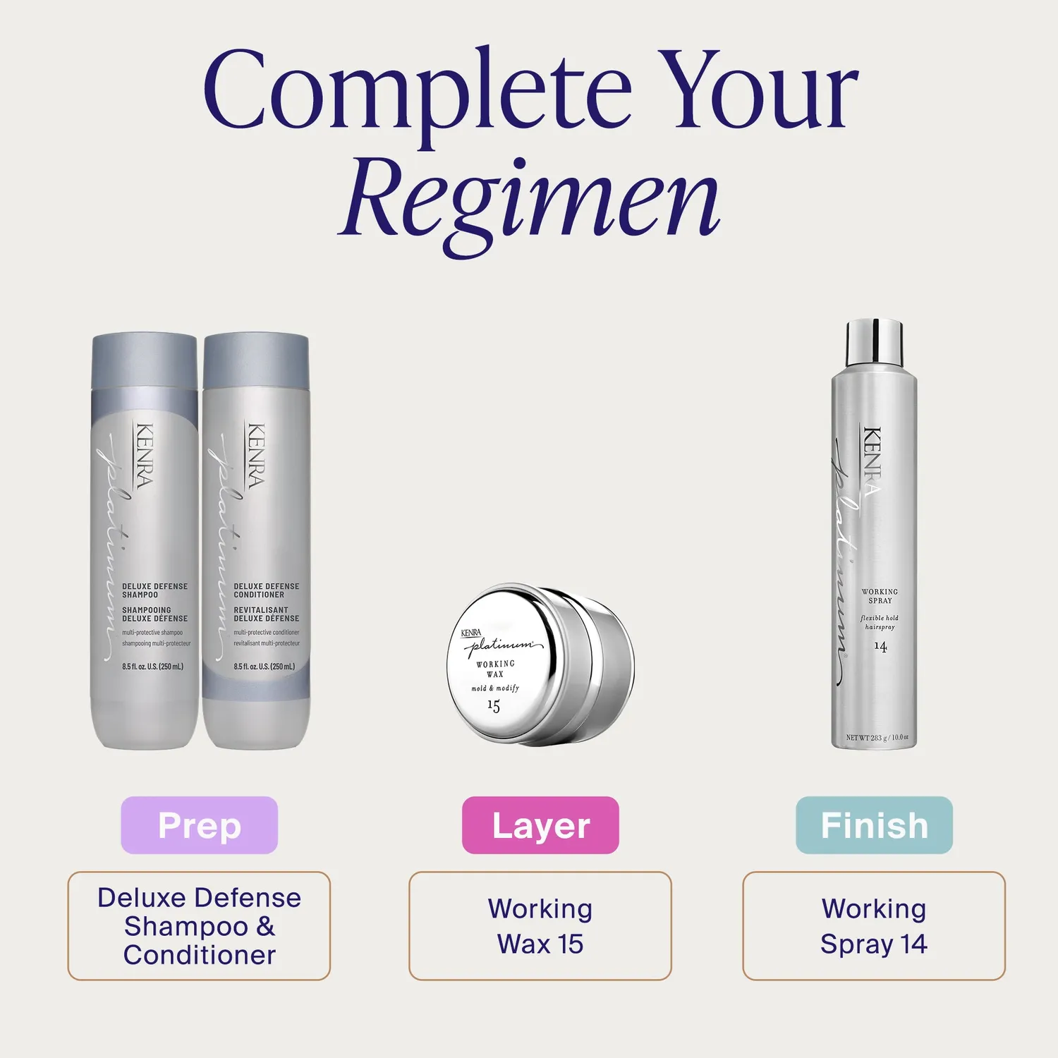 Kenra Platinum Working Spray 14 Hairspray Flexible Hold