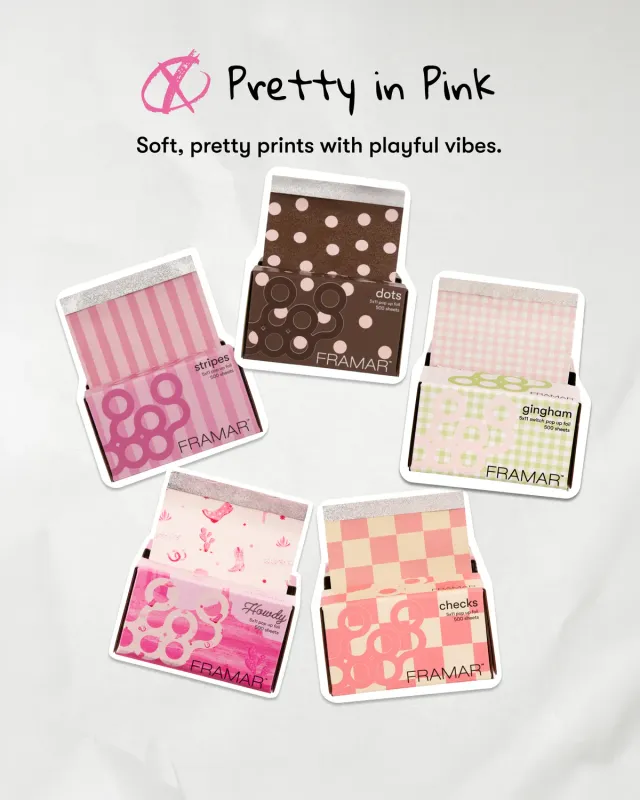 Framar Pretty in Pink Pop Up Foil Bundle 5 Pack