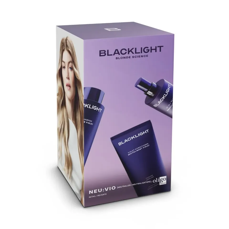 Oligo Blacklight Violet Hair Kit with Shampoo 4-Piece