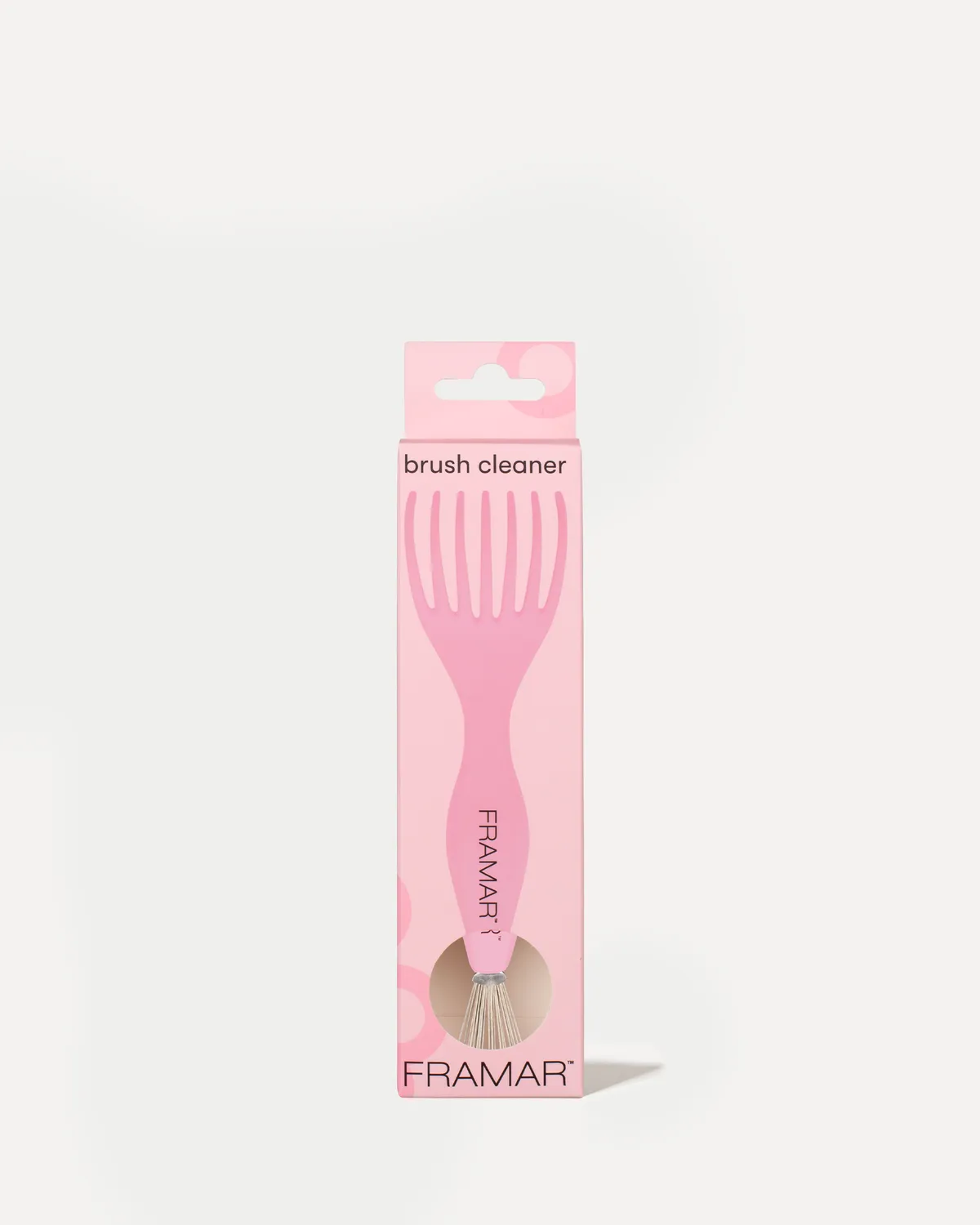 Framar Brush Cleaner Pink Dual Sided Tool