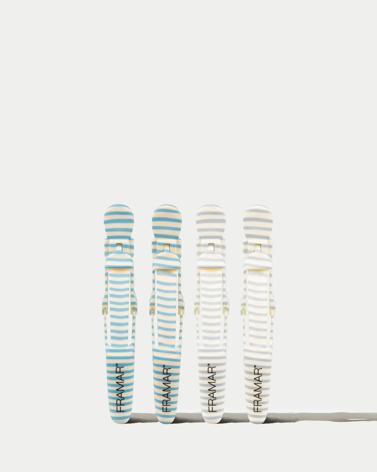 Framar Gator Grips Rubberized Hair Clips 4 Pack