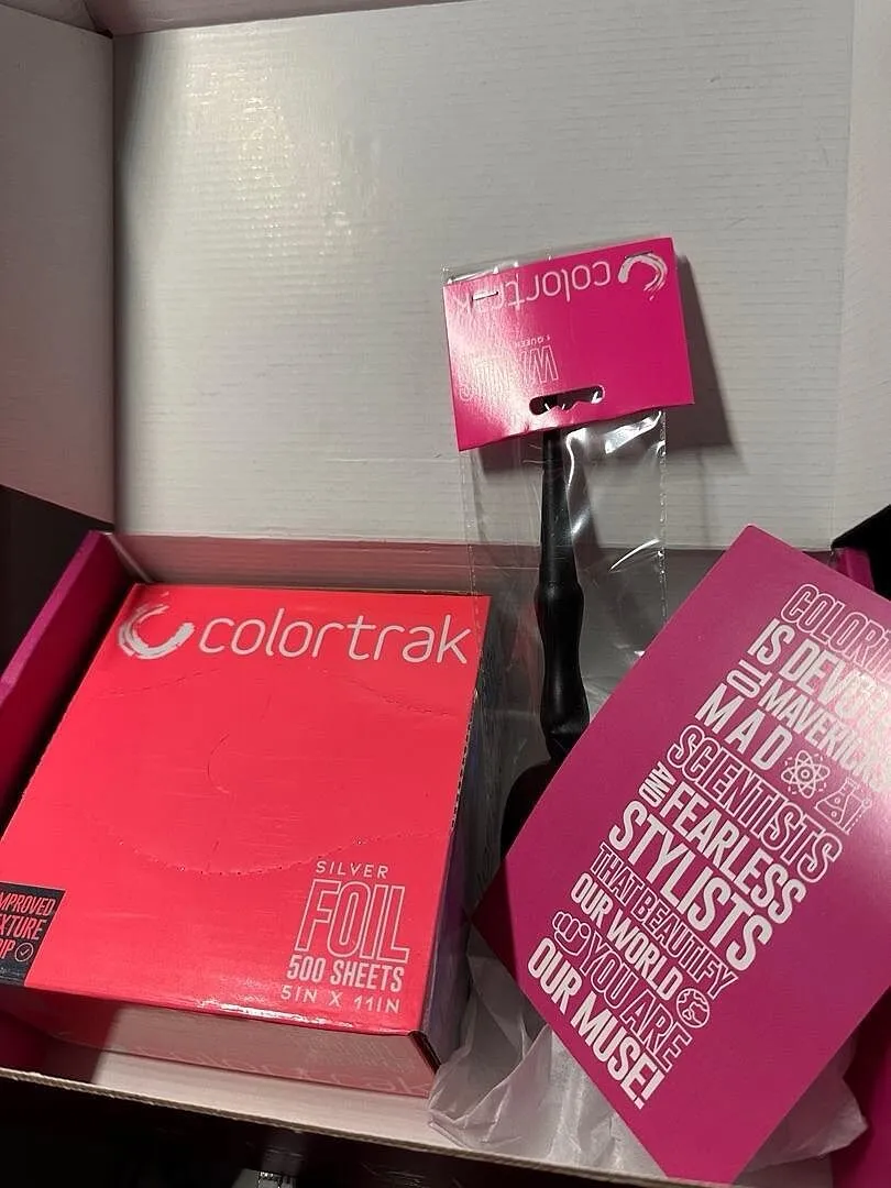 Colortrak Electric Pink Wands Color Brush Set Firm Bristle