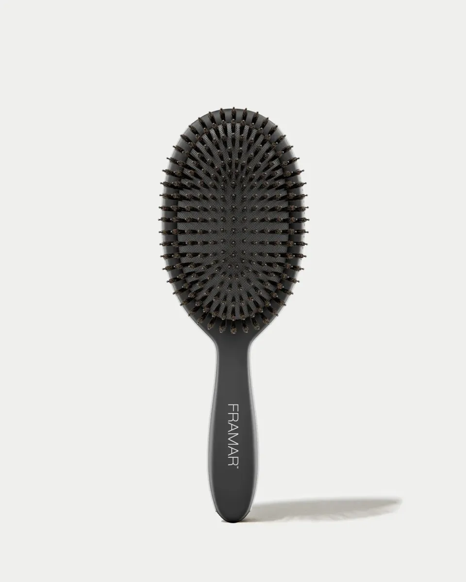 Framar Polish Detangle Brush Boar Bristle Finish