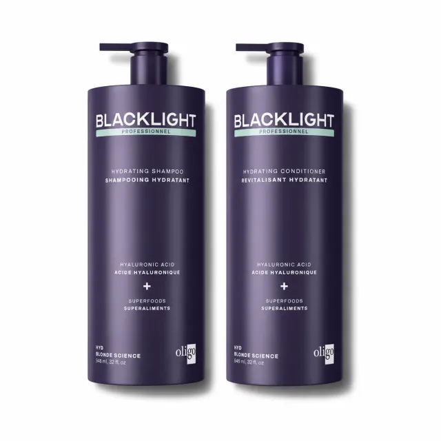 Oligo Blacklight [HYD] Hydrating Duo Shampoo Conditioner Dry Hair
