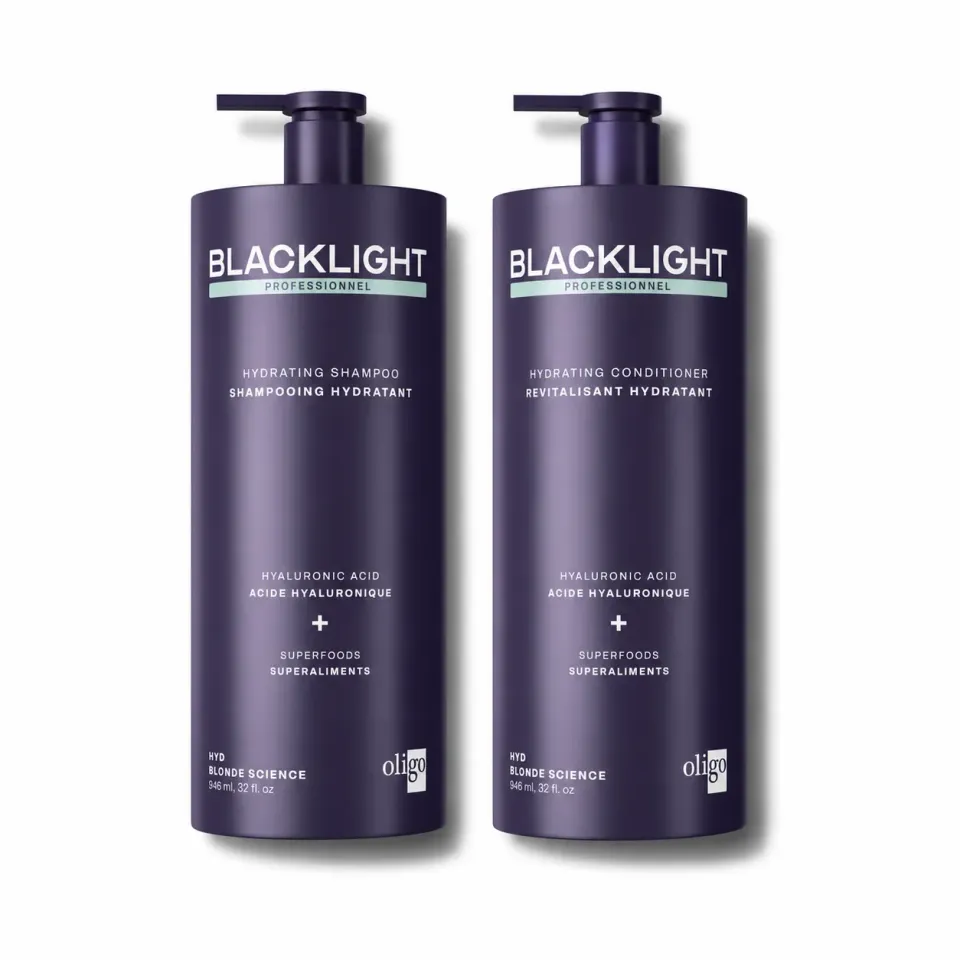 Oligo Blacklight [HYD] Hydrating Duo Shampoo Conditioner Dry Hair