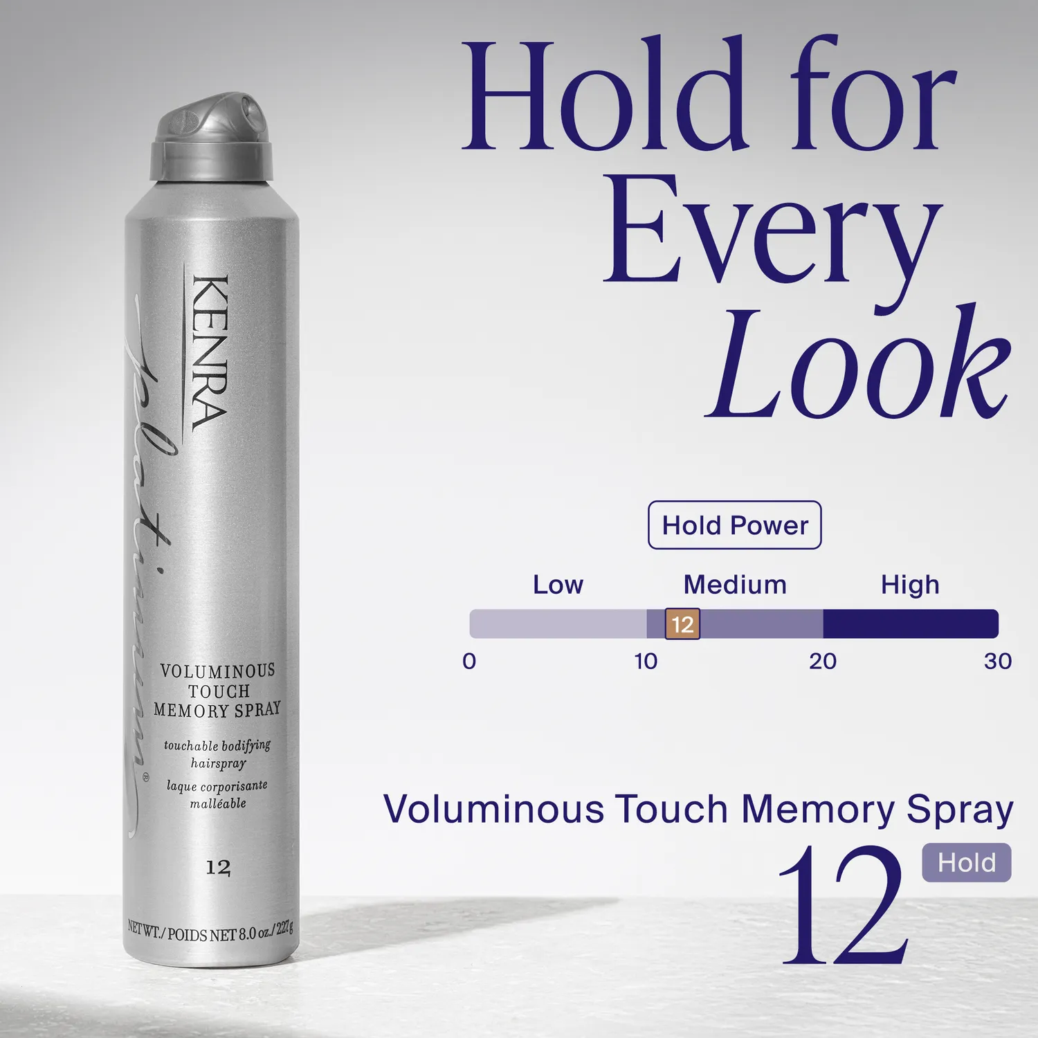 Kenra Platinum Voluminous Touch Memory Spray 12 Hairspray Medium Hold