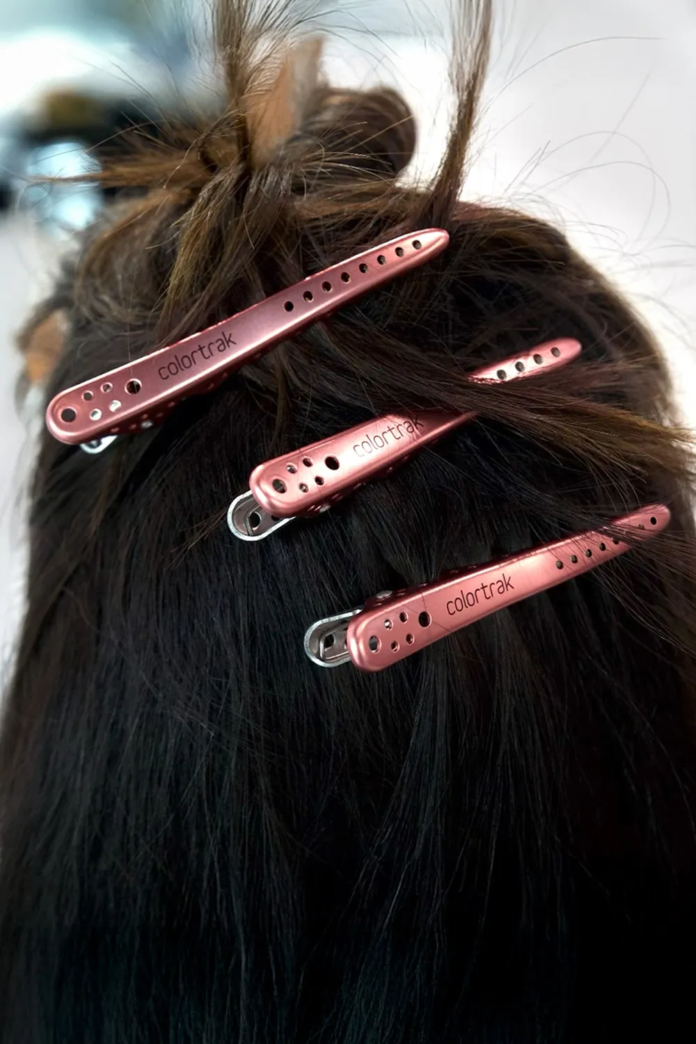 Colortrak Rose Gold Sectioning Clips Non-Slip Hold