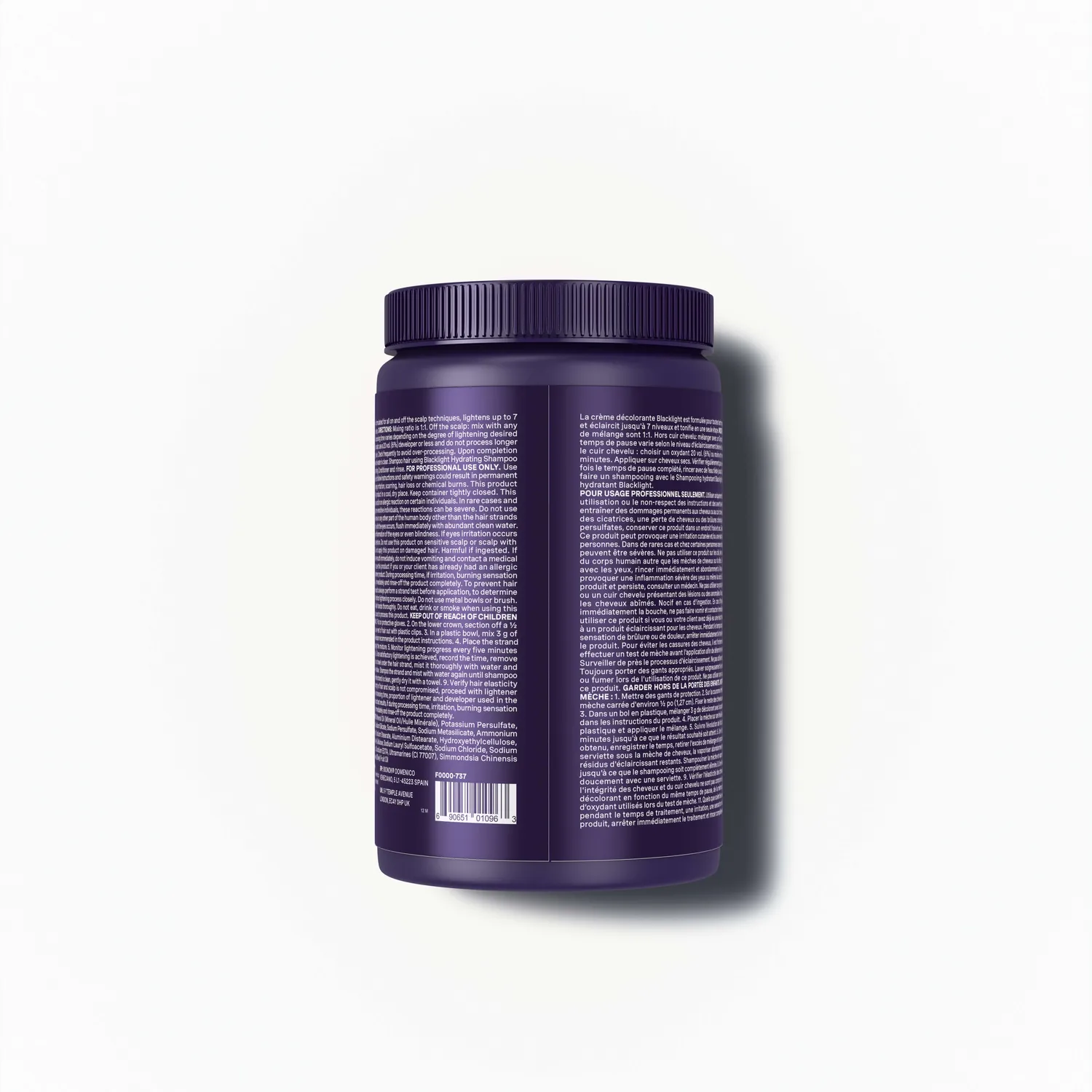 Oligo Blacklight Pro Lightening Cream Hair Bleach