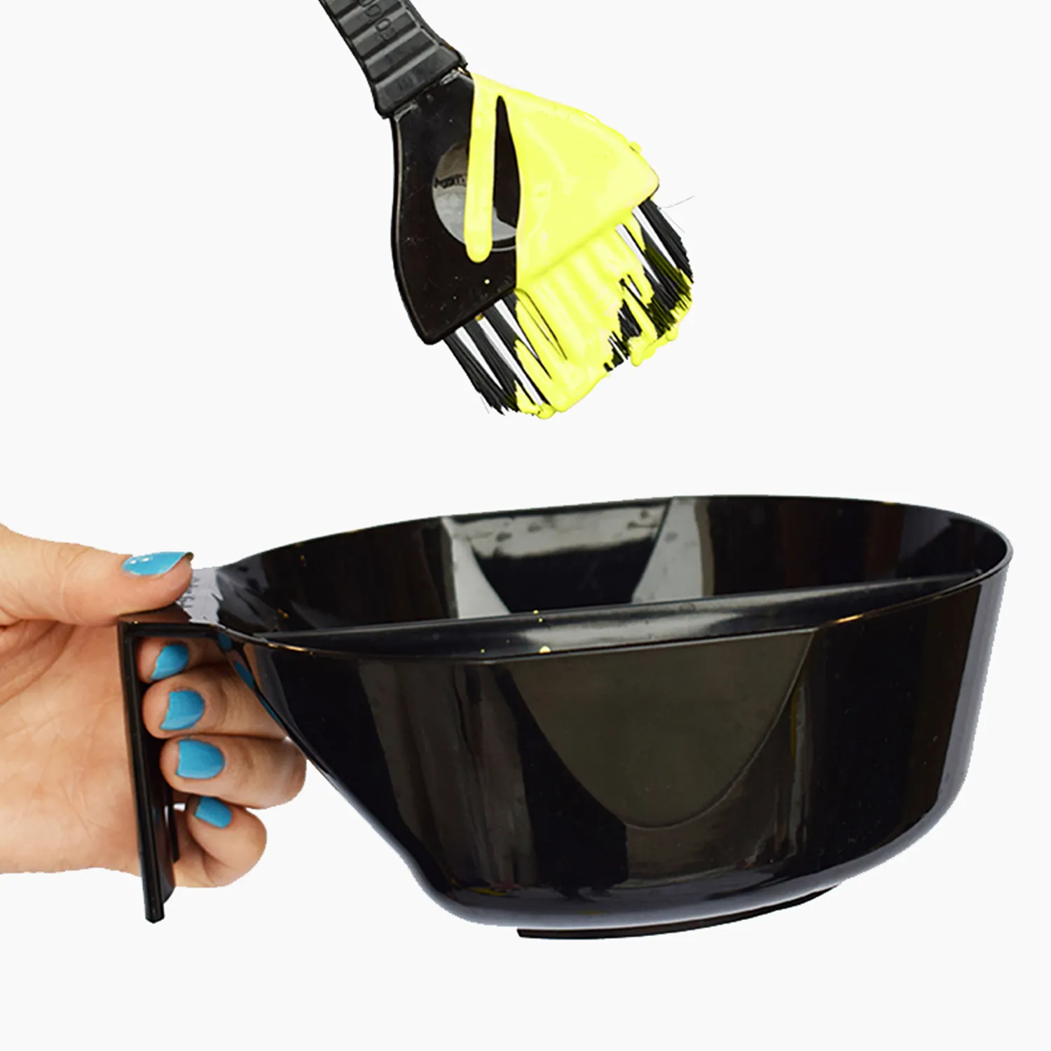 Colortrak Double Color Bowl color bowl black