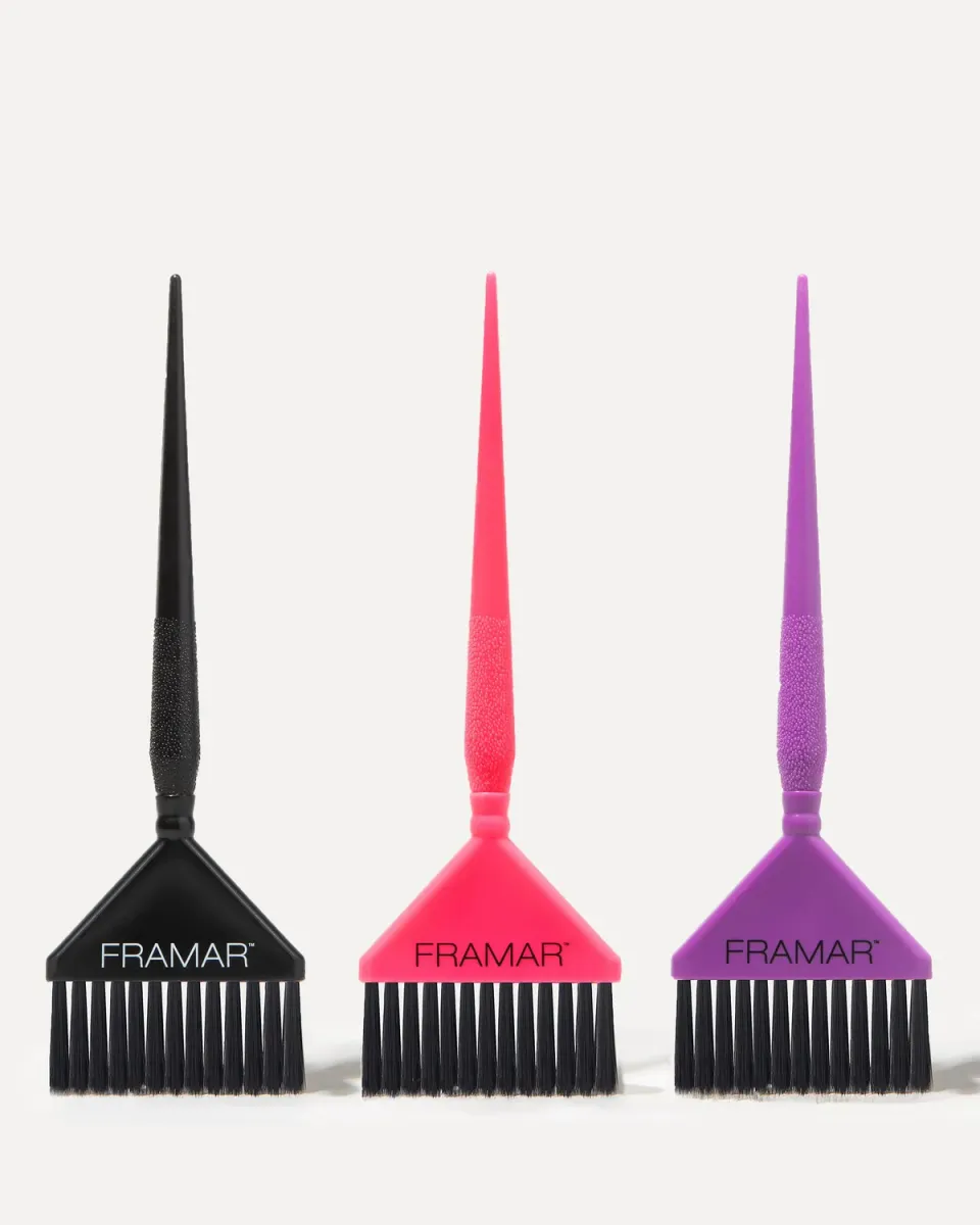 Framar Big Daddy Color Brush Set 3 Pack Extra Wide