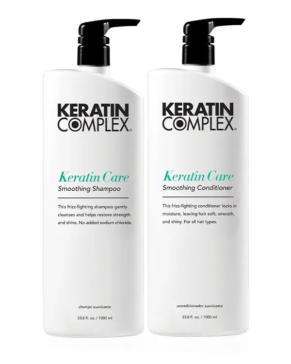 Keratin Complex Keratin Care Shampoo Conditioner Liter Duo 33.8 oz