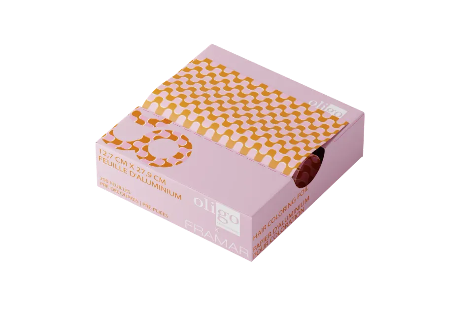 Oligo x FRAMAR Embossed Hair Foils 250 Sheets