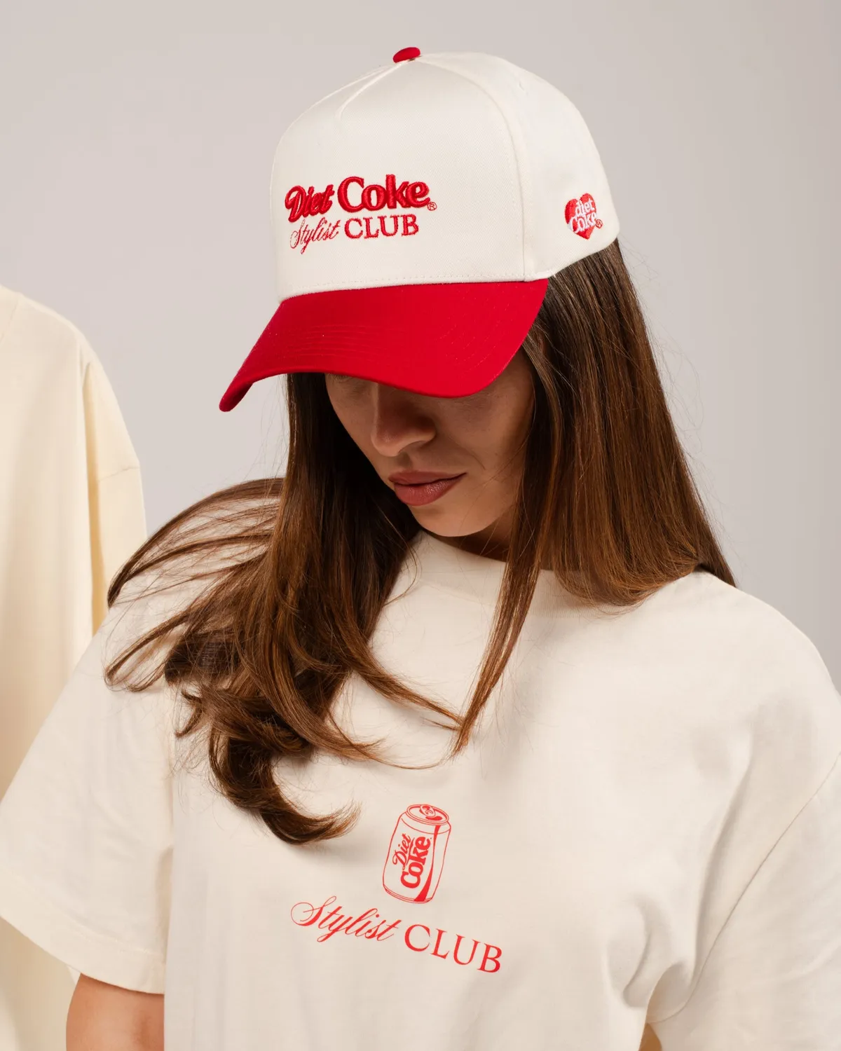 Framar Diet Coke Trucker Hat Red Cream