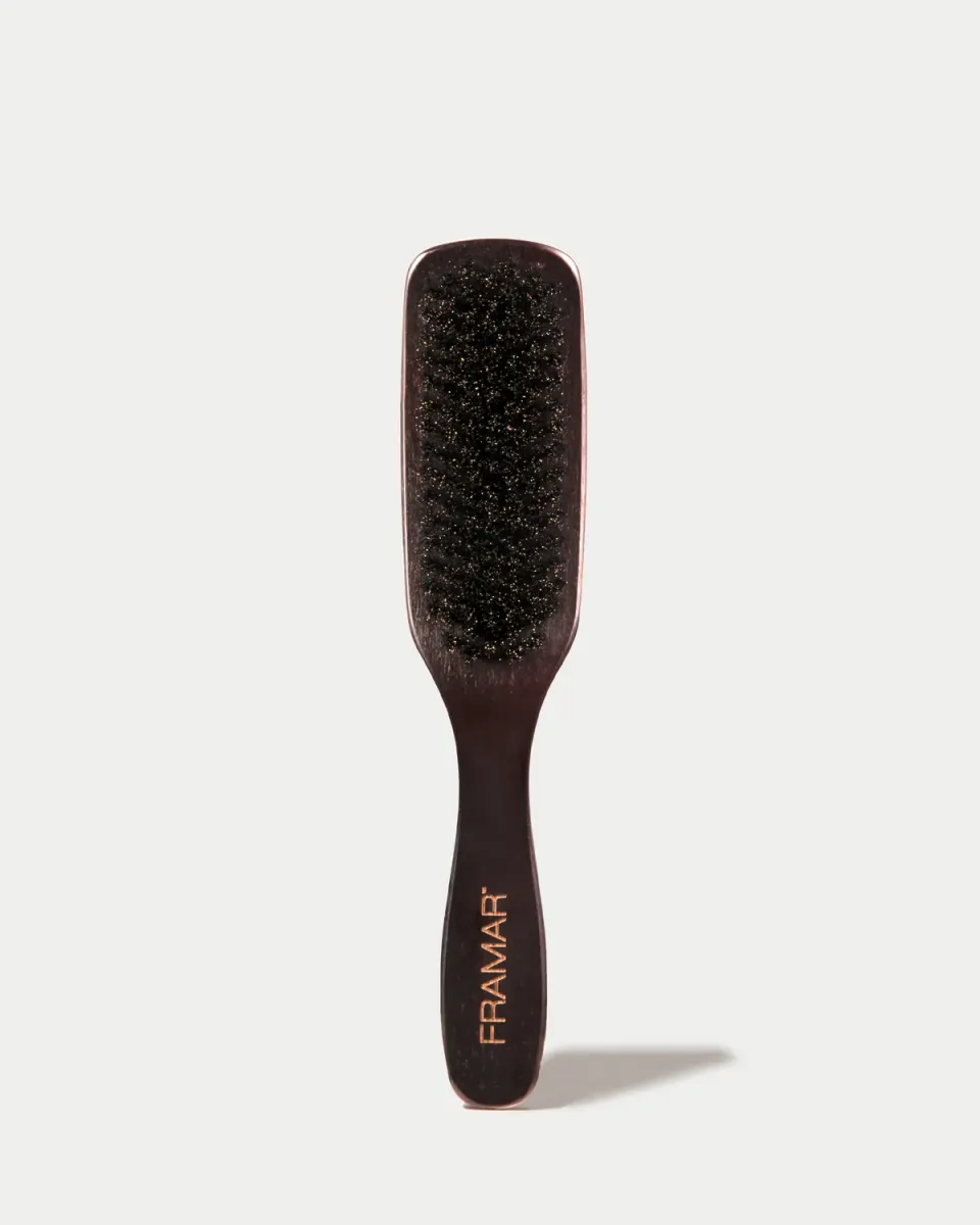Framar Boar Brush Natural Bristles Sleek Finish