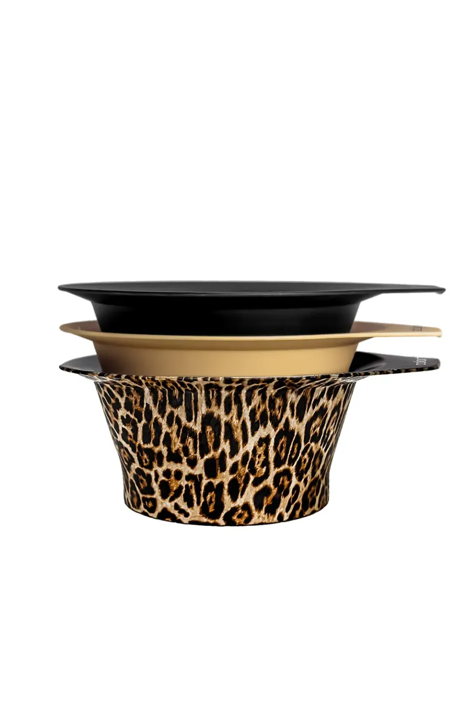 Colortrak Leopard Color Bowls Triple Mixing Set 3-Pack