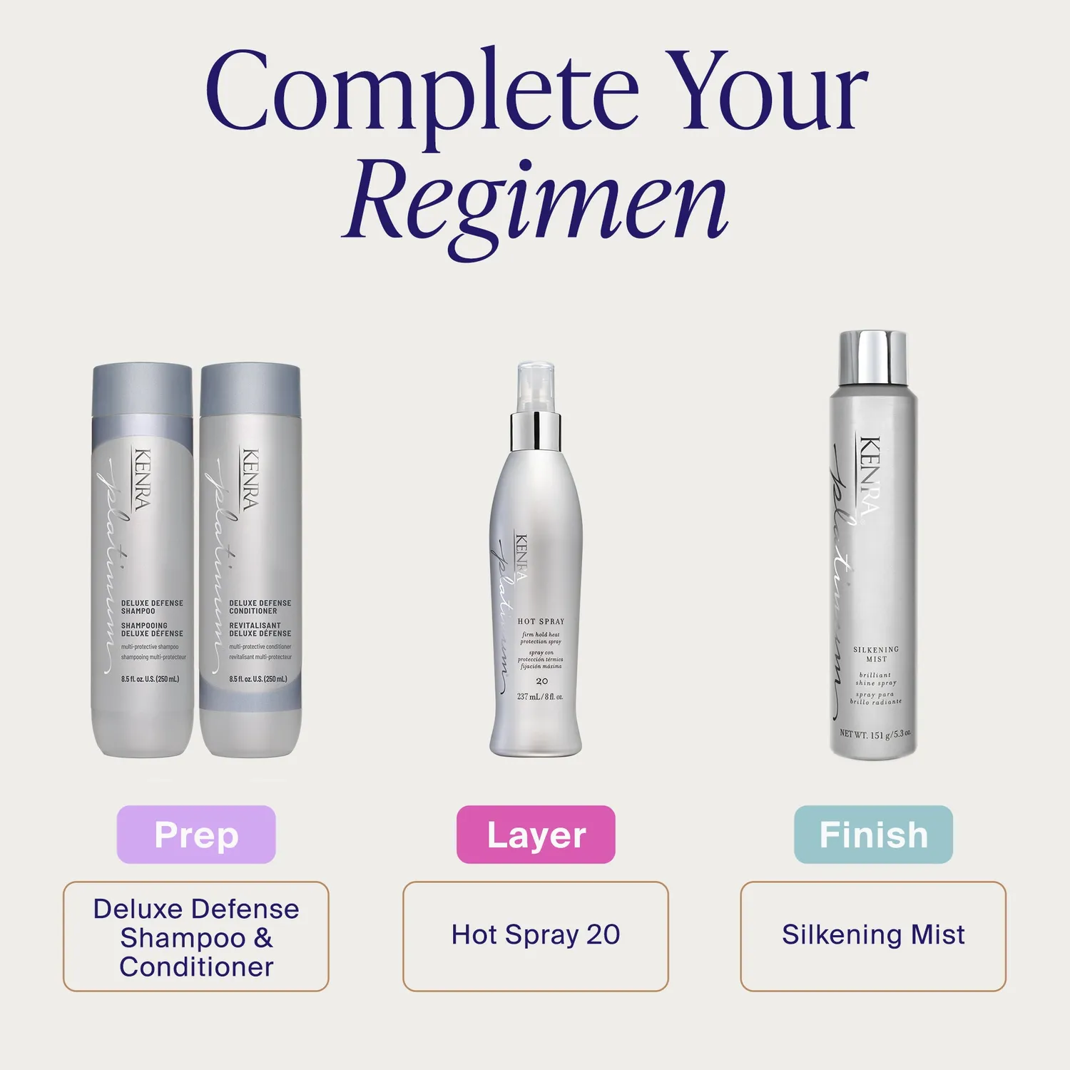 Kenra Professional Platinum Hot Spray 20 Hair Spray 8 fl oz High Hold