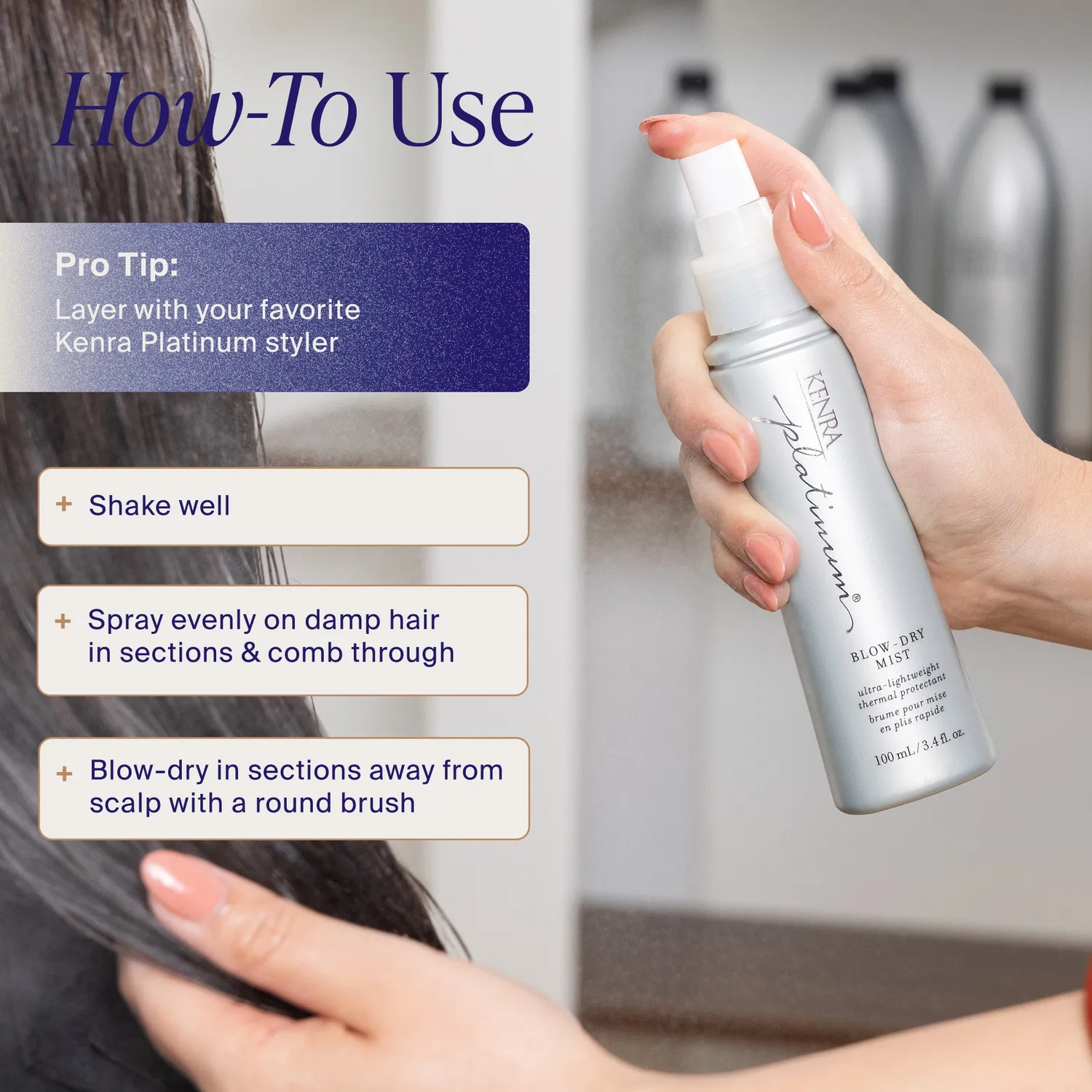 Kenra Platinum Blow-Dry Mist heat protectant