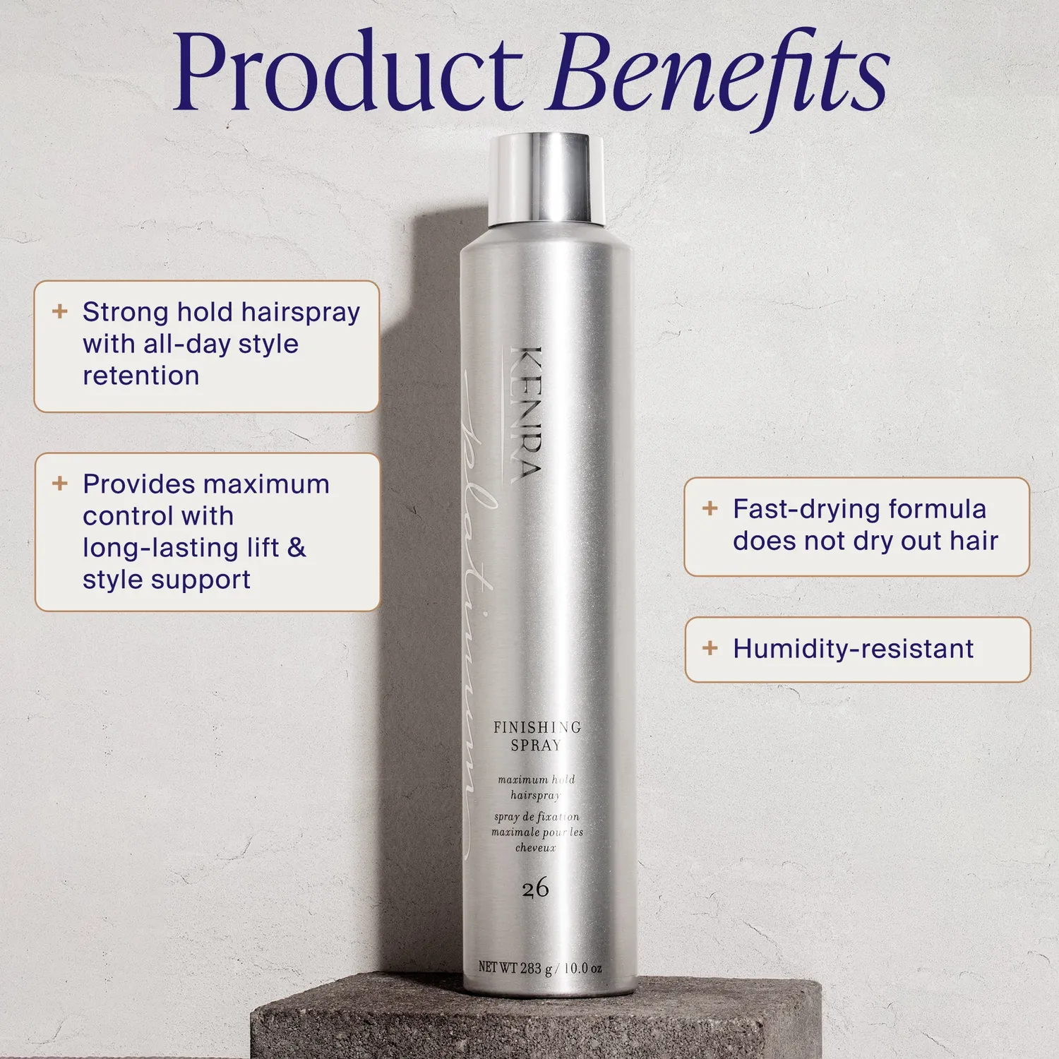 Kenra Platinum Finishing Spray 26 Hairspray Max Hold