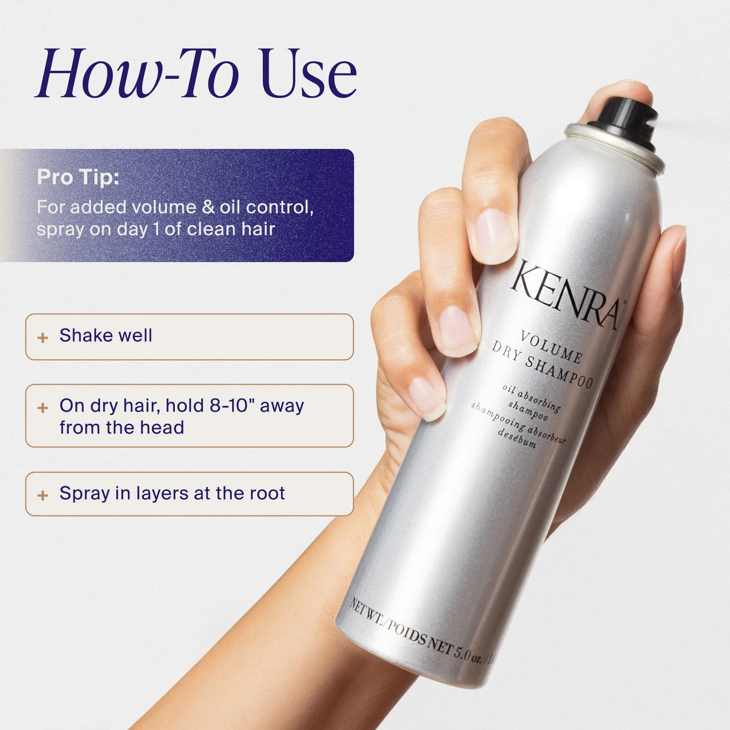 Kenra Volume Dry Shampoo Spray Oil Absorbing