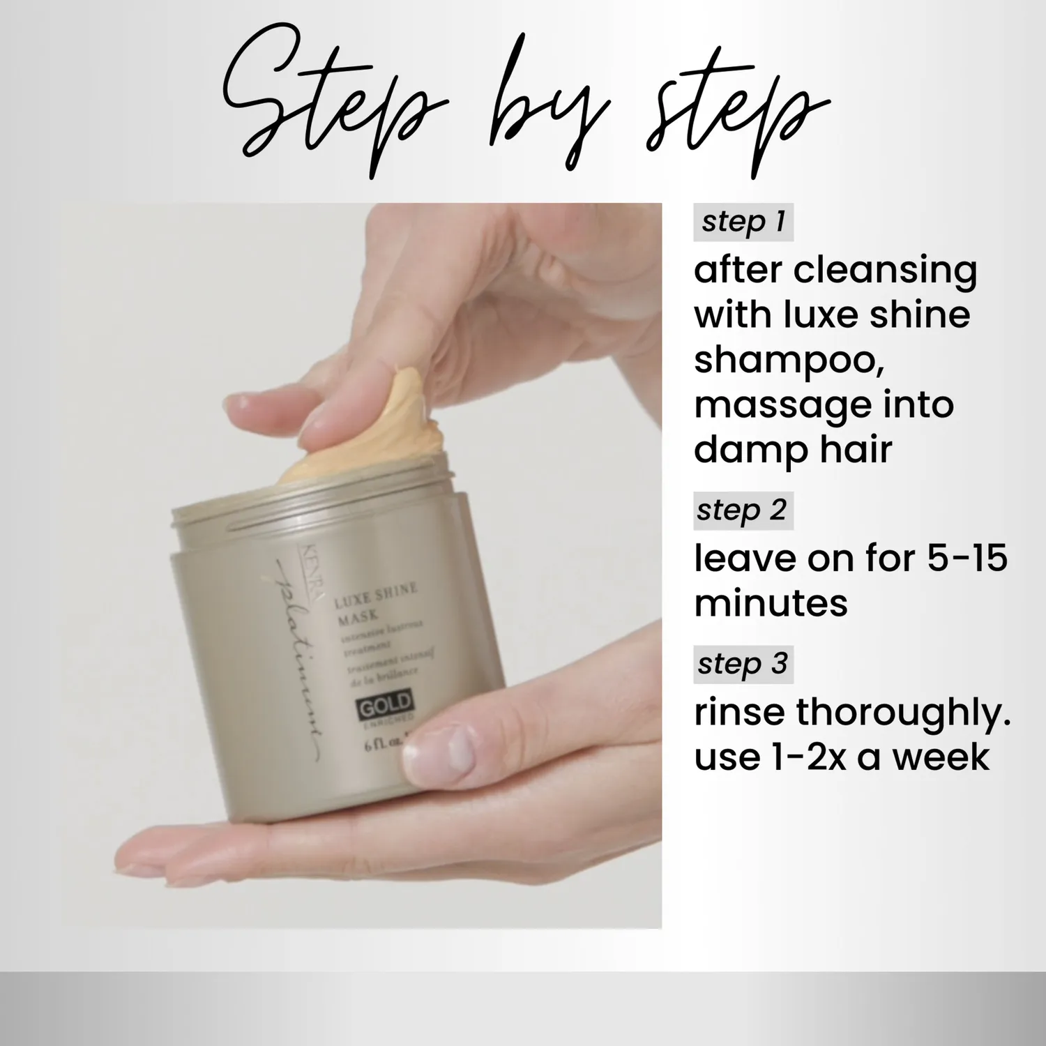 Kenra Platinum Luxe Shine Mask hair mask
