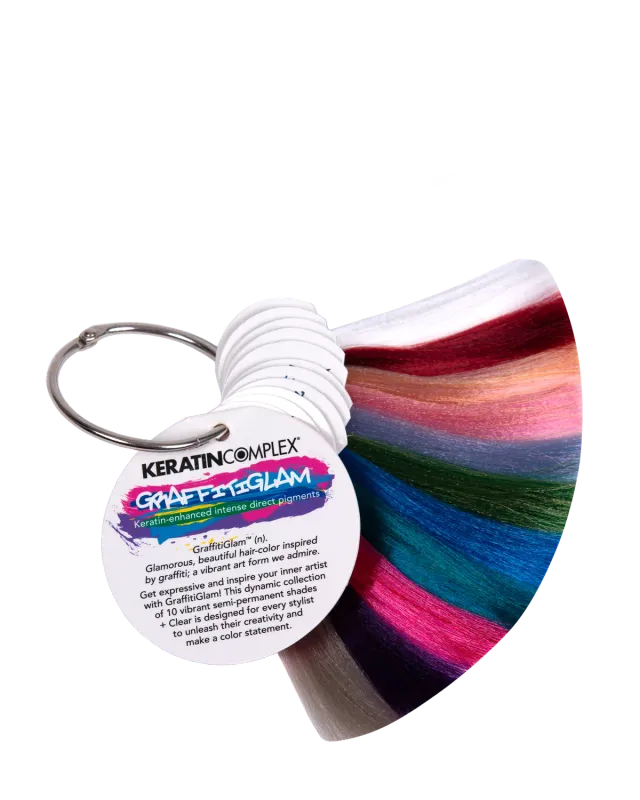 Keratin Complex GraffitiGlam Swatch Ring 11 Shades