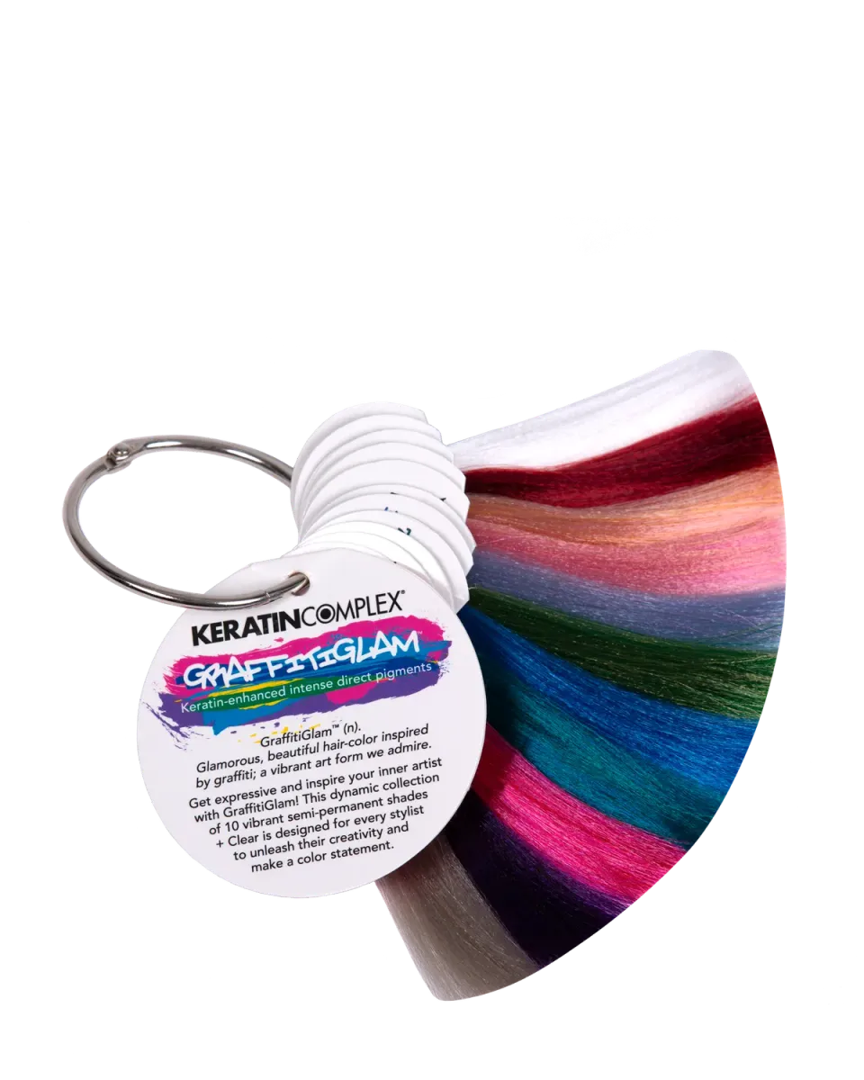 Keratin Complex GraffitiGlam Swatch Ring 11 Shades