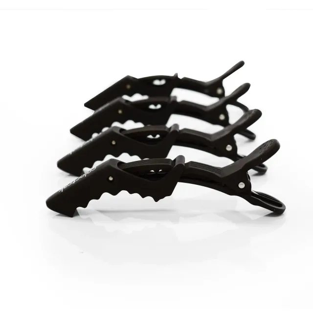 Colortrak Rubberized Jumbo Croc Clips Hair Clips 5.5 in Non-Slip