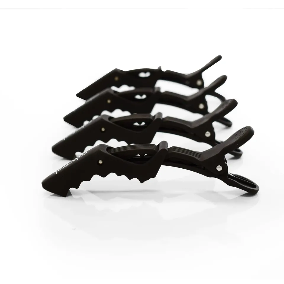 Colortrak Rubberized Jumbo Croc Clips Hair Clips 5.5 in Non-Slip