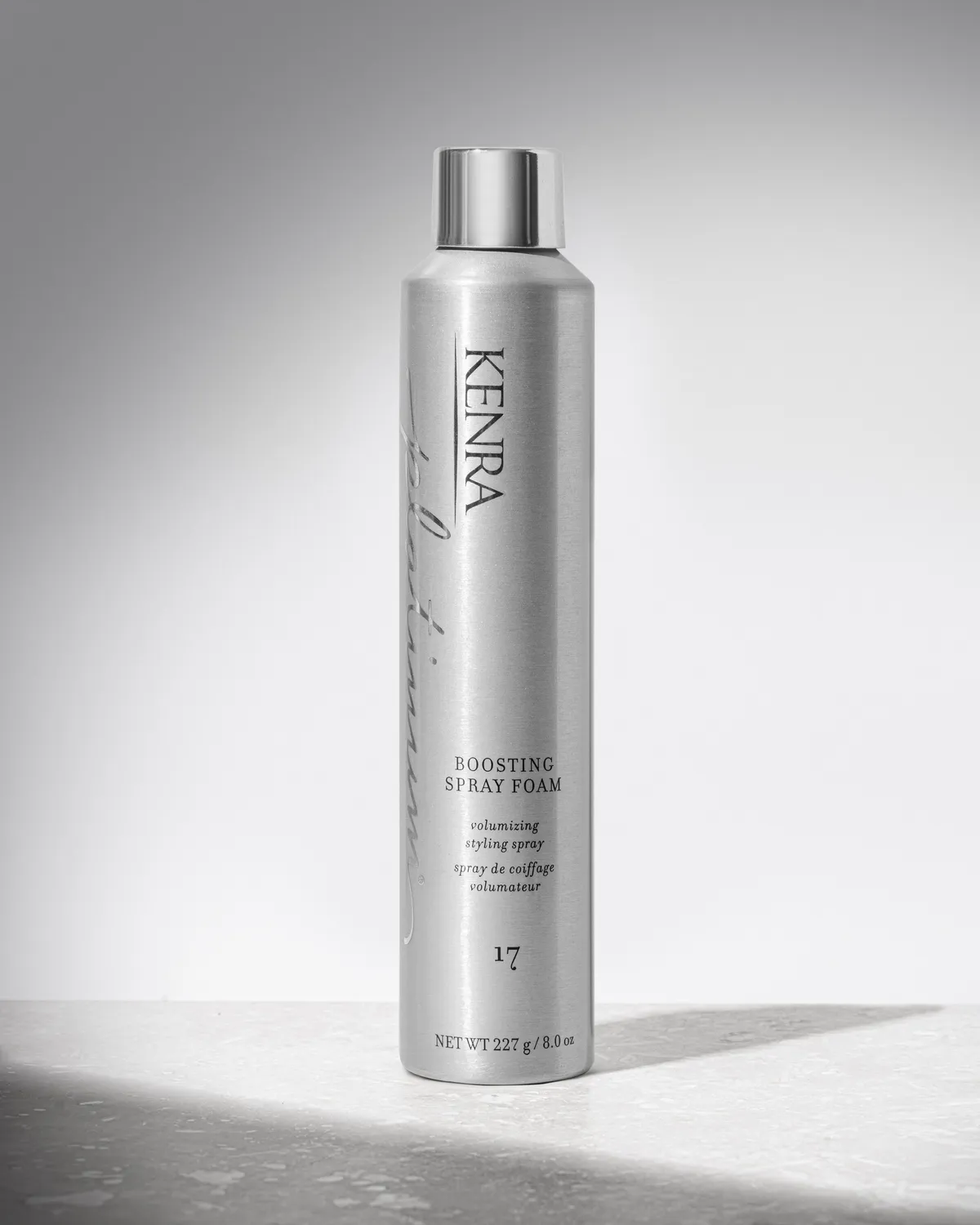 Kenra Platinum Boosting Spray-Foam 17 Foam 8 oz Brushable Hold