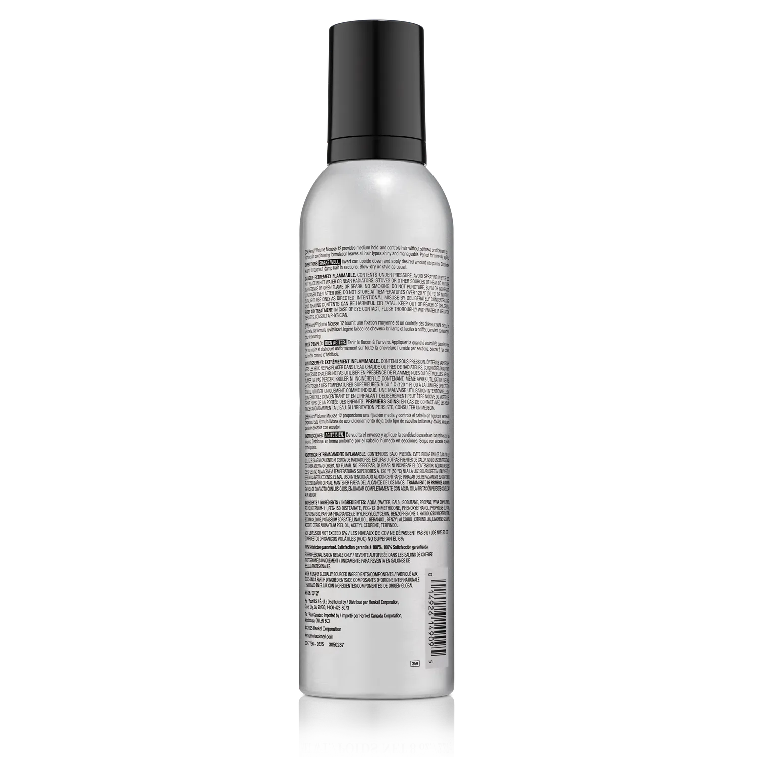 Kenra Professional Volume Mousse 12 Hair Mousse 8 oz Medium Hold