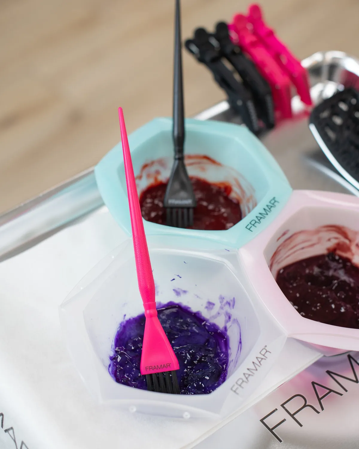 Framar Detail Hair Color Brush Set 2 Pack