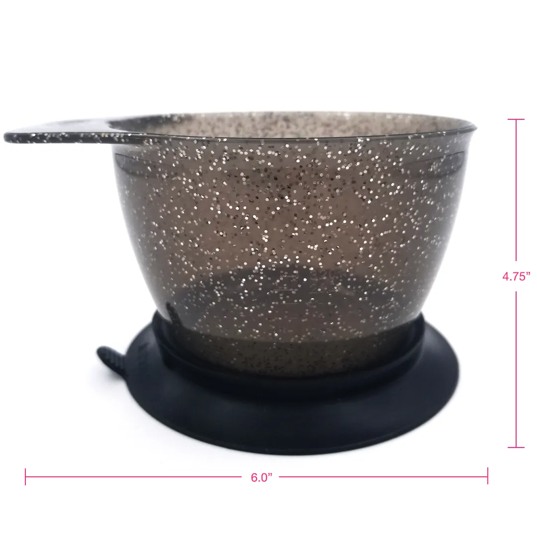 Colortrak Galaxy Glitter Color Bowls 2 Pack with Suction Rings