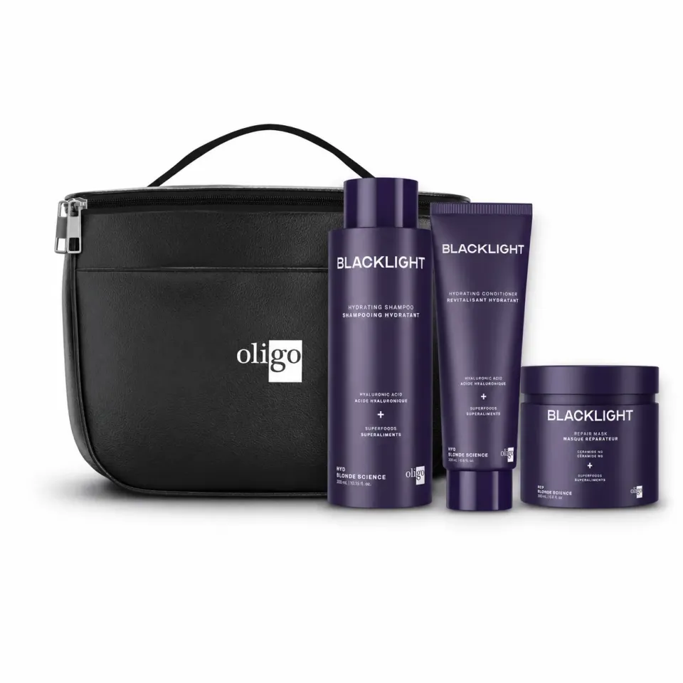 Oligo Blacklight BTS Lunch Bag Hair Kit Blonde Travel Set