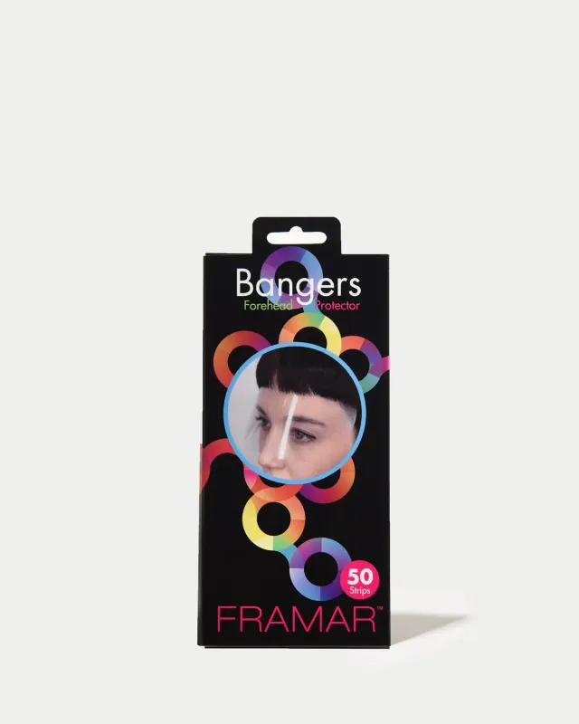 Framar Bangers Forehead Protectors 50 Strips Self-Adhesive